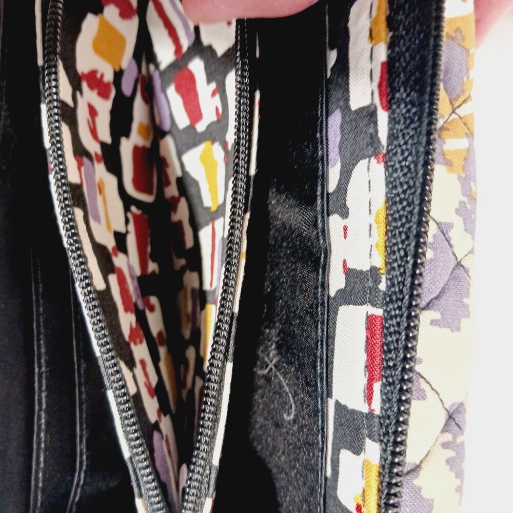NWT Vera Bradley Ultimate Wristlet Wallet - Painted Feathers (Retired) Versatile - Picture 8 of 15